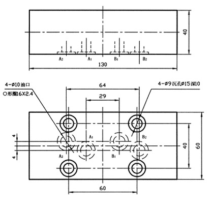 F42-B10˫Һѹߴͼ